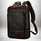 Sac à dos homme en cuir Crazy Horse - Un style vintage pour un confort moderne - Cornershop® | Sacs à Dos pour Homme — vue 1
