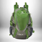 Un sac à dos de randonnée vert et gris ``. — vue 6