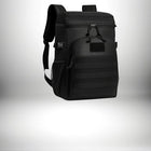 Un sac a dos isotherme repas noir, conçu pour le transport de nourriture et de boissons tout en les maintenant à une bonne température. — vue 4
