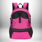 Sac à dos rose pour le sport, type foot, avec des parties noires. — vue 8