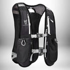 Un gilet de course noir avec le logo « UTOBEST » et plusieurs poches et sangles.
— vue 1