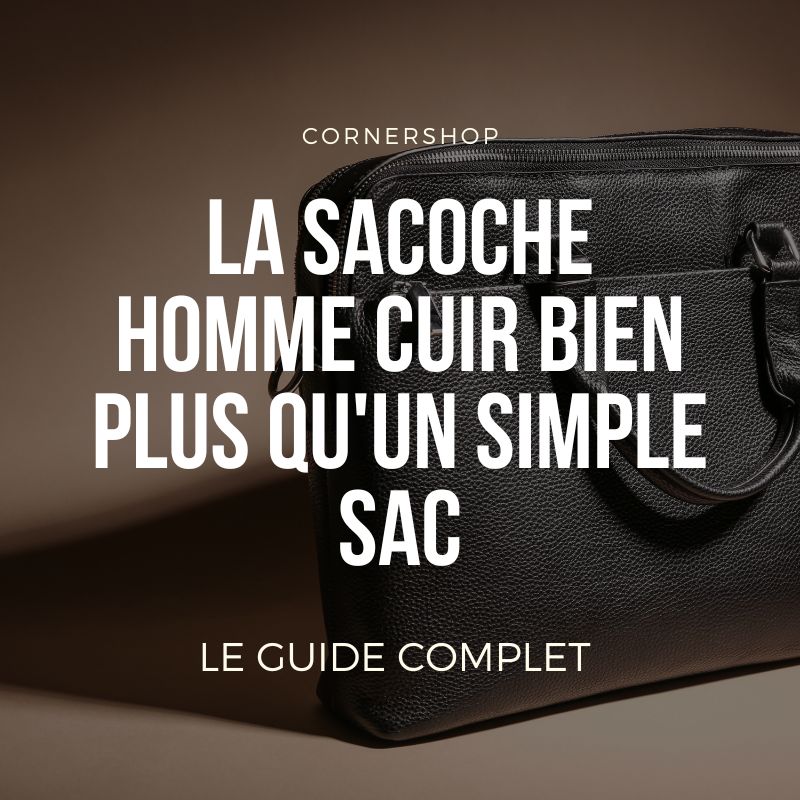 La Sacoche Homme Cuir : Bien plus qu'un simple sac