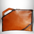 Sacoche en cuir steampunk - Accessoire vintage pratique