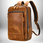 Sac à dos homme tendance en cuir Crazy Horse - Un style unique et intemporel - Cornershop® | Sacs à Dos pour Homme — vue 1