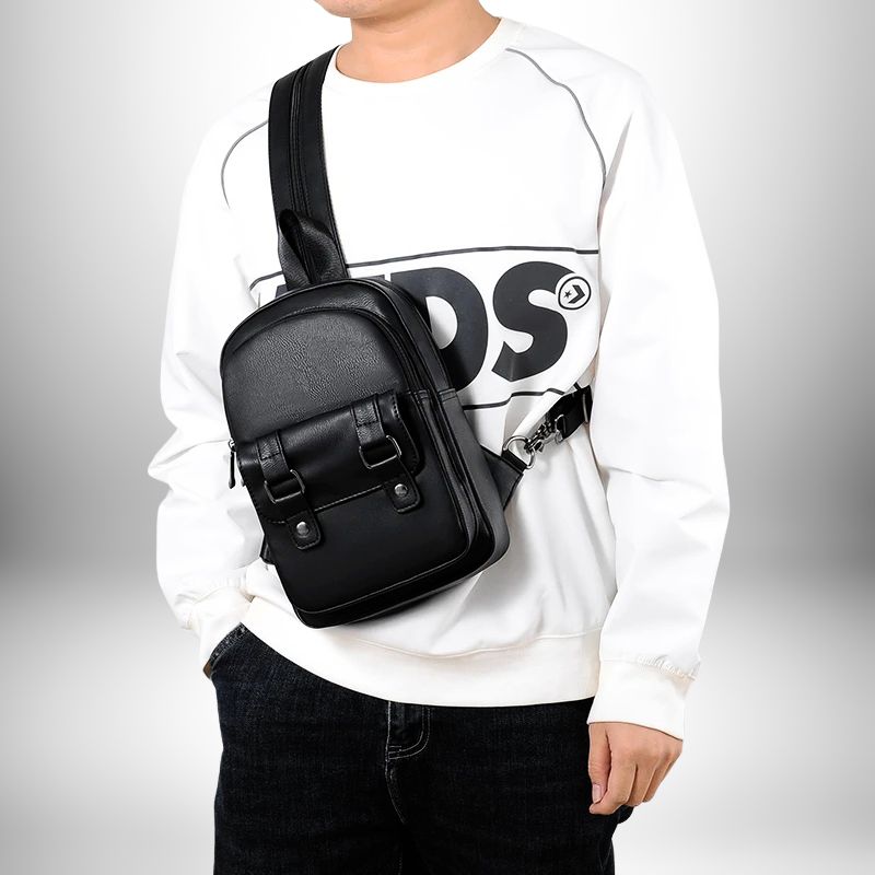 Petit Sac à Dos Homme Cuir PU - Élégance et fonctionnalité au quotidien Cornershop® | Sacs à Dos pour Homme