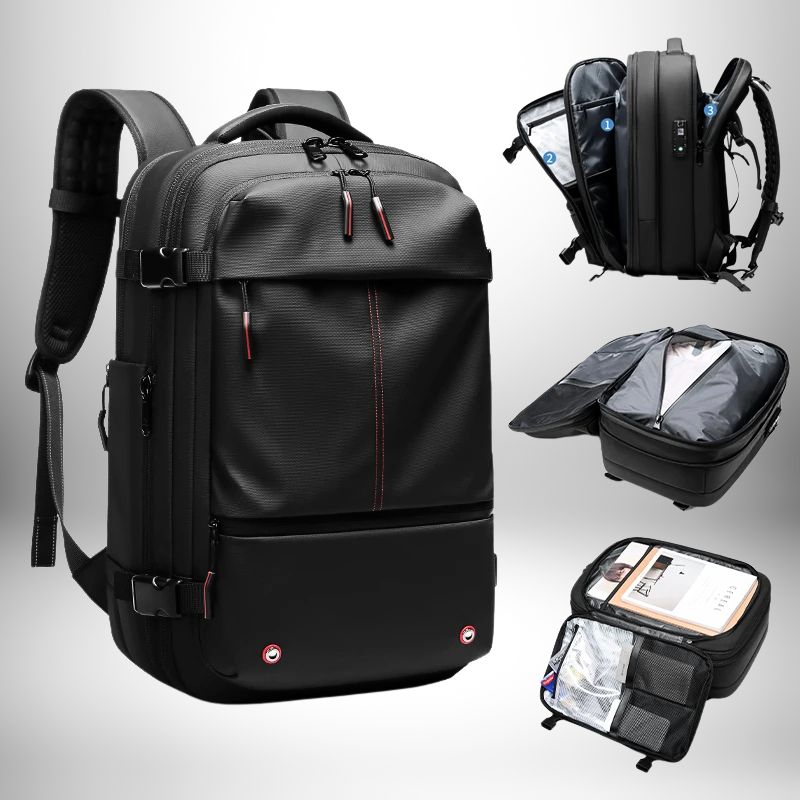 Sac à Dos Homme TravelBag - Voyagez Léger avec Compression sous Vide Cornershop® | Sacs à Dos pour Homme