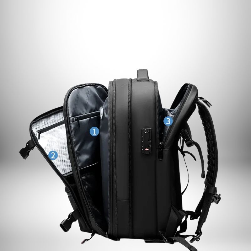 (Test) Sac à Dos Homme TravelBag - Voyagez Léger avec Compression sous Vide (Copie) Cornershop® | Sacs à Dos pour Homme