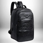 Sac à Dos en Cuir Crocodile Hommes Élégant et Moderne - Cornershop® | Sacs à Dos pour Homme — vue 2