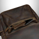 Sac à dos en cuir homme - L'alliance parfaite du style et du fonctionnel - Cornershop® | Sacs à Dos pour Homme — vue 5