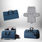 Une image montrant un sac de voyage convertible en différentes configurations, avec divers sacs de voyage et accessoires. — vue 4