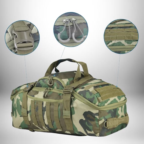 Sac Duffel Base Camp - Equipement Tactique pour Randonnée et Voyage