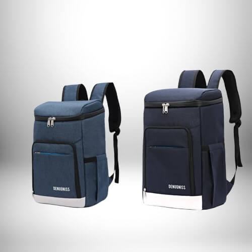 Deux sac à dos isothermes bleus ""
