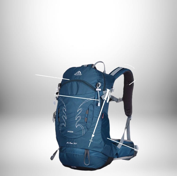 Sac à dos de randonnée 30l - Waterproof anti-vol pour camping et plein air