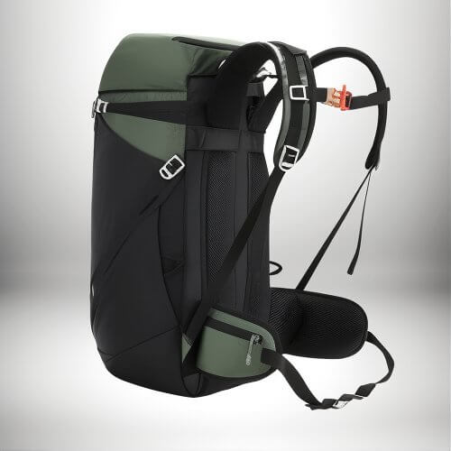 Sac à dos de randonnée 50L - Léger et robuste avec housse de pluie pour hommes