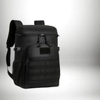 Un sac a dos isotherme repas noir, parfait pour transporter des aliments et des boissons en toute sécurité. — vue 2