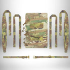 Image d'un sac à dos médical en camouflage avec plusieurs poches à fermeture éclair et des sangles détachables. — vue 4