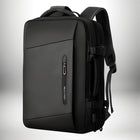 Un sac a dos semi rigide noir élégant pour le transport quotidien. — vue 1