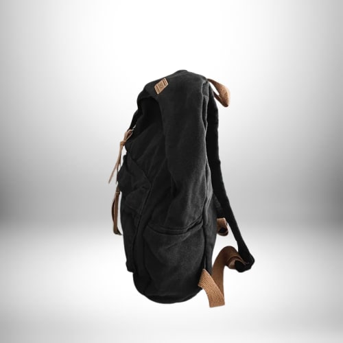 Sac à dos coton - 41 cm, design unisexe pour école, loisirs et voyages