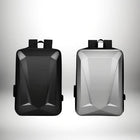 Deux sacs a dos jeu video noirs et gris, le noir a gauche et le gris a droite. — vue 3
