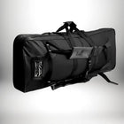Image d'un sac de chasse noir, un sac a dos chasse porte fusil. — vue 3