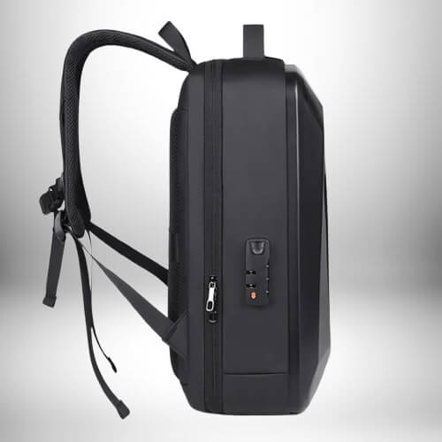 Sac à dos rigide homme - Protection ordinateur portable 18" avec design ergonomique