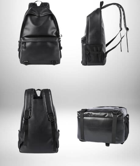 Sac à dos simili cuir homme - Pour ordinateur portable 16 pouces, 22L, élégant et fonctionnel