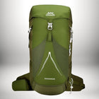 A green backpack with SAC branding on top and the word 'Ouraimois' near the bottom. — vue 1