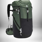 A green and black backpack. — vue 5
