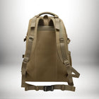 Vue arriere d'un sac a dos zip kaki. — vue 5