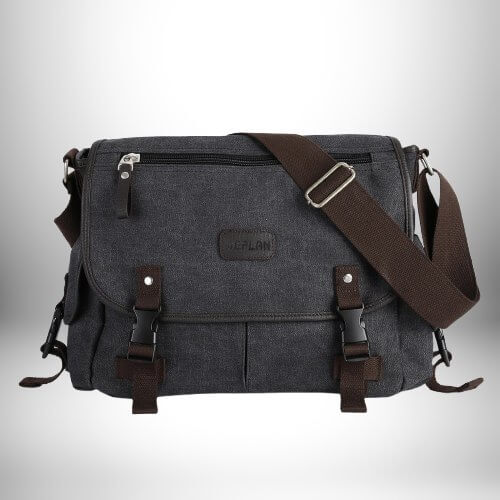 sac bandoulière en toile homme​
