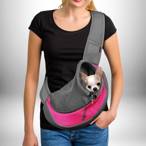 Sac bandoulière petit chien - Confort et sécurité pour transporter votre compagnon