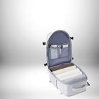 Une image montrant un sac cabine easyjet 45x36x20 ouvert avec des vêtements pliés à l'intérieur. — vue 3