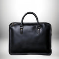 Sacoche en cuir pour homme - Véritable cuir de vache pour ordinateur portable 15/16 pouces