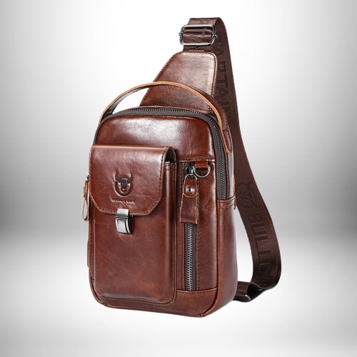 Sac à Dos Homme en Cuir Véritable de Luxe - Style Rétro Intemporel